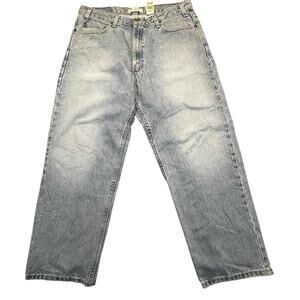 Levi Strauss Signature Jeans Mens 36x29 Light Wash Straight Leg‎ Denim